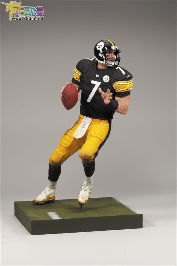 麦克法兰系列玩具 NFL美式足球系列 NFL 第18代 BEN ROETHLISBERGER 2