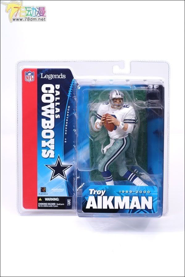麦克法兰系列玩具 NFL美式足球系列 NFL传奇 第1代 TROY AIKMAN