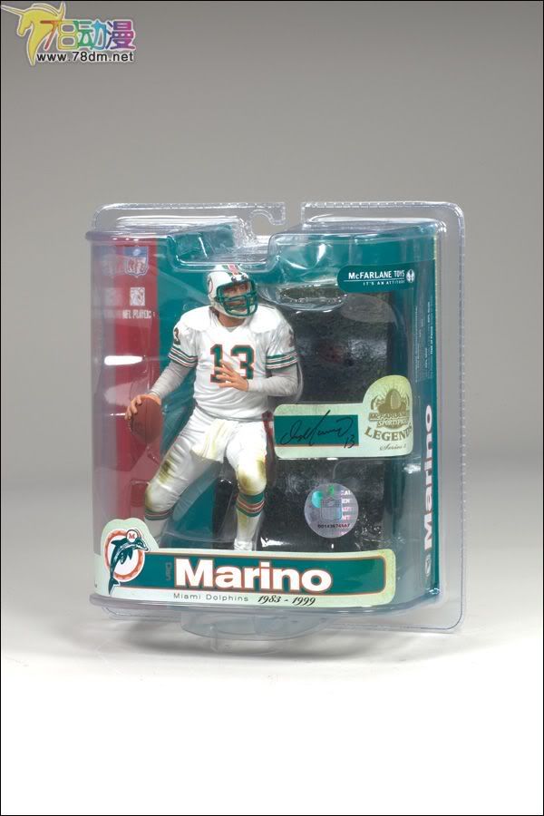 麦克法兰系列玩具 NFL美式足球系列 NFL传奇 第3代 DAN MARINO