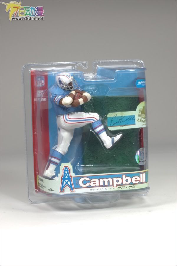 麦克法兰系列玩具 NFL美式足球系列 NFL传奇 第3代 EARL CAMPBELL