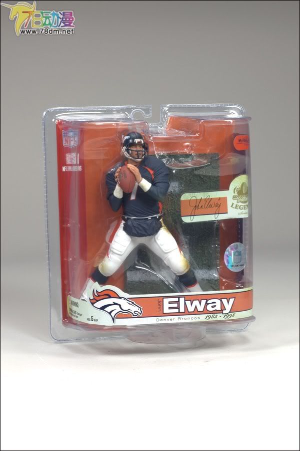 麦克法兰系列玩具 NFL美式足球系列 NFL传奇 第3代 JOHN ELWAY 2