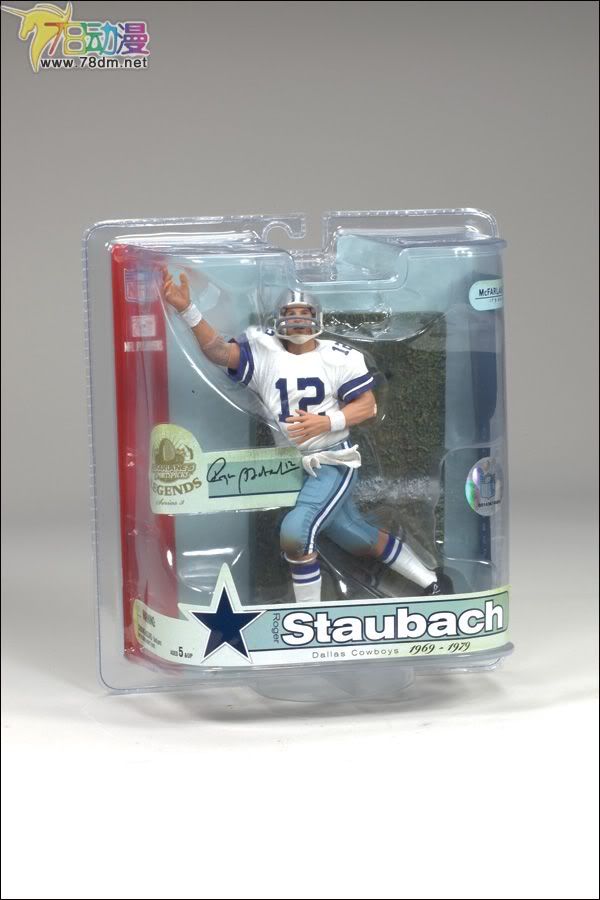 麦克法兰系列玩具 NFL美式足球系列 NFL传奇 第3代 ROGER STAUBACH