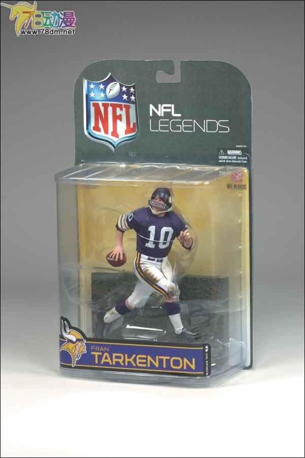 麦克法兰系列玩具 NFL美式足球系列 NFL传奇 第4代 FRAN TARKENTON
