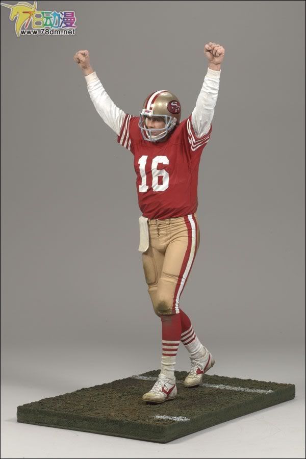 麦克法兰系列玩具 NFL美式足球系列 NFL传奇 第4代 JOE MONTANA 2