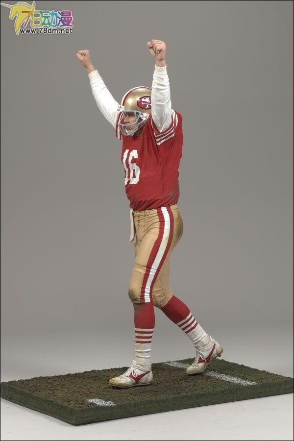 麦克法兰系列玩具 NFL美式足球系列 NFL传奇 第4代 JOE MONTANA 2