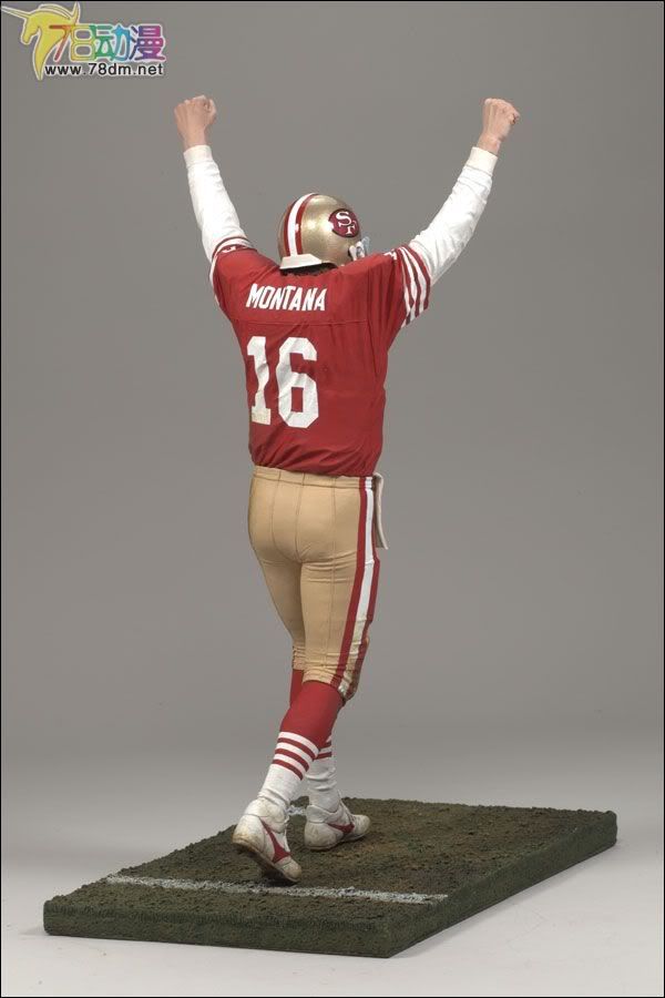 麦克法兰系列玩具 NFL美式足球系列 NFL传奇 第4代 JOE MONTANA 2