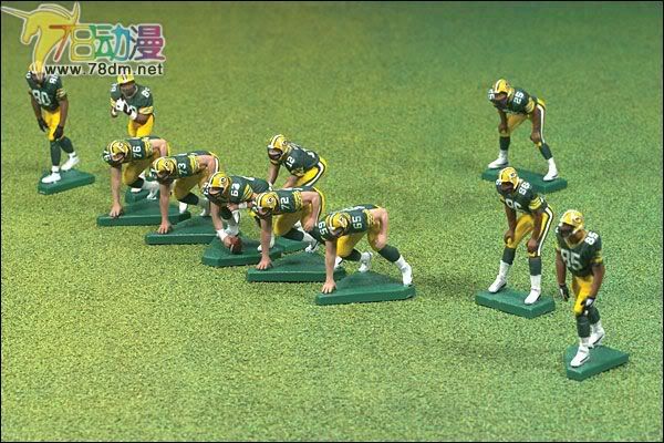 麦克法兰系列玩具 NFL美式足球系列 NFL 最佳阵容 第2代 GREEN BAY PACKERS