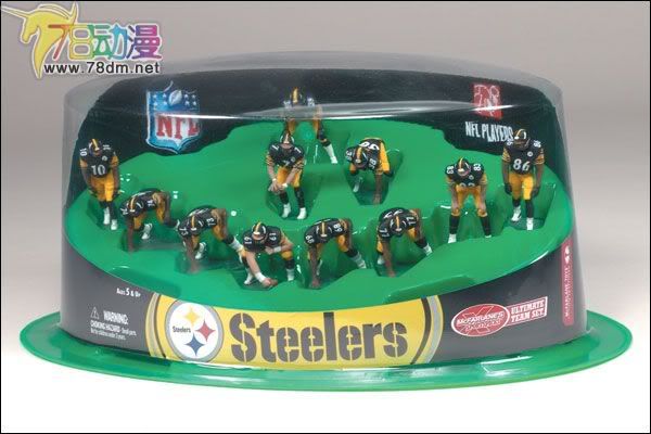 麦克法兰系列玩具 NFL美式足球系列 NFL 最佳阵容 第2代 PITTSBURGH STEELERS