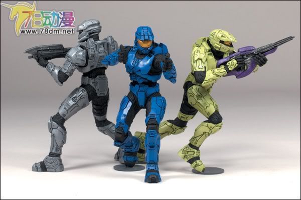 麦克法兰系列玩具 游戏与动画系列 光环 英雄典藏版2009第一弹 LONE WOLVES PACK 1 独狼1