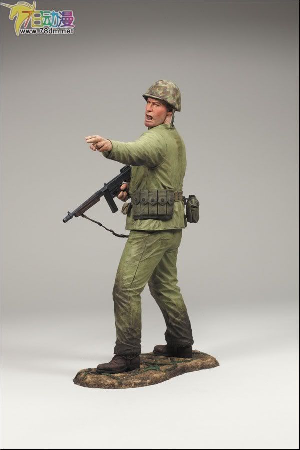 麦克法兰系列玩具 游戏与动画系列 使命召唤 带机关枪的美国海军陆战队士兵