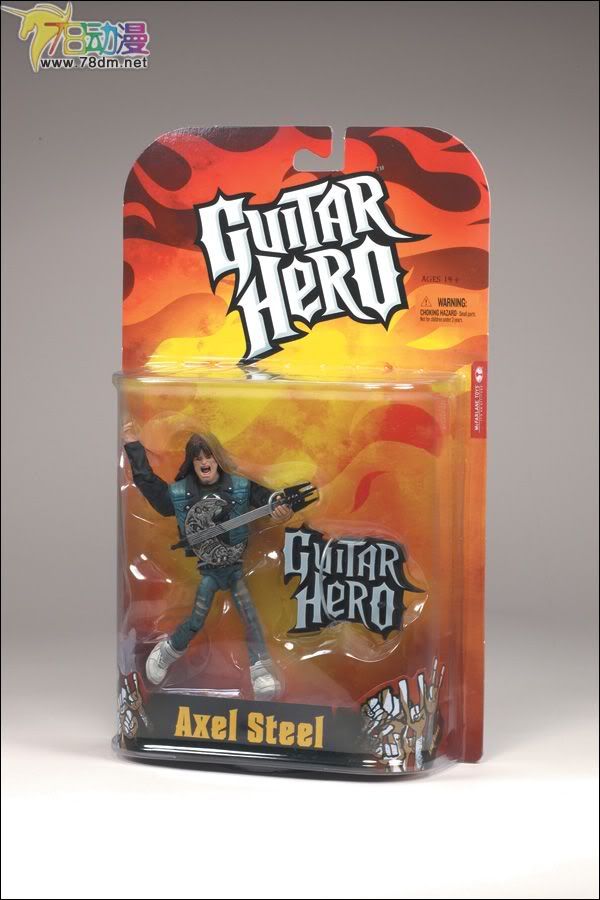 麦克法兰系列玩具 游戏与动画系列 吉他英雄 第一代 AXEL STEEL (SPAWN SHIRT)
