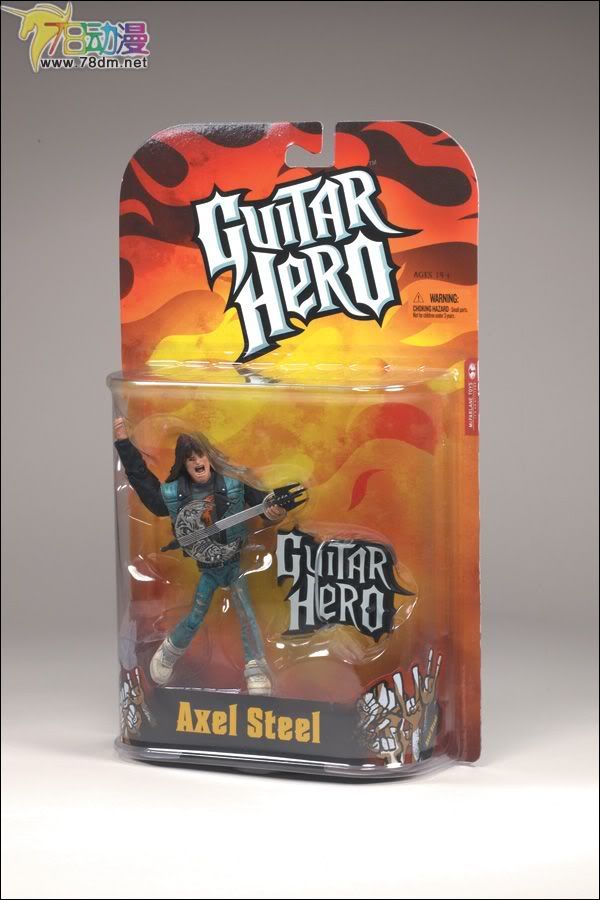 麦克法兰系列玩具 游戏与动画系列 吉他英雄 第一代 AXEL STEEL