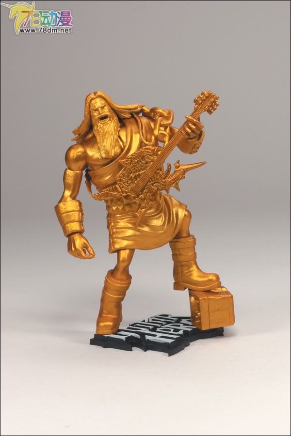 麦克法兰系列玩具 游戏与动画系列 吉他英雄 第一代 GOD OF ROCK (GOLD)