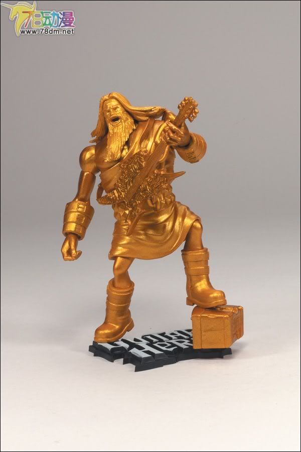 麦克法兰系列玩具 游戏与动画系列 吉他英雄 第一代 GOD OF ROCK (GOLD)