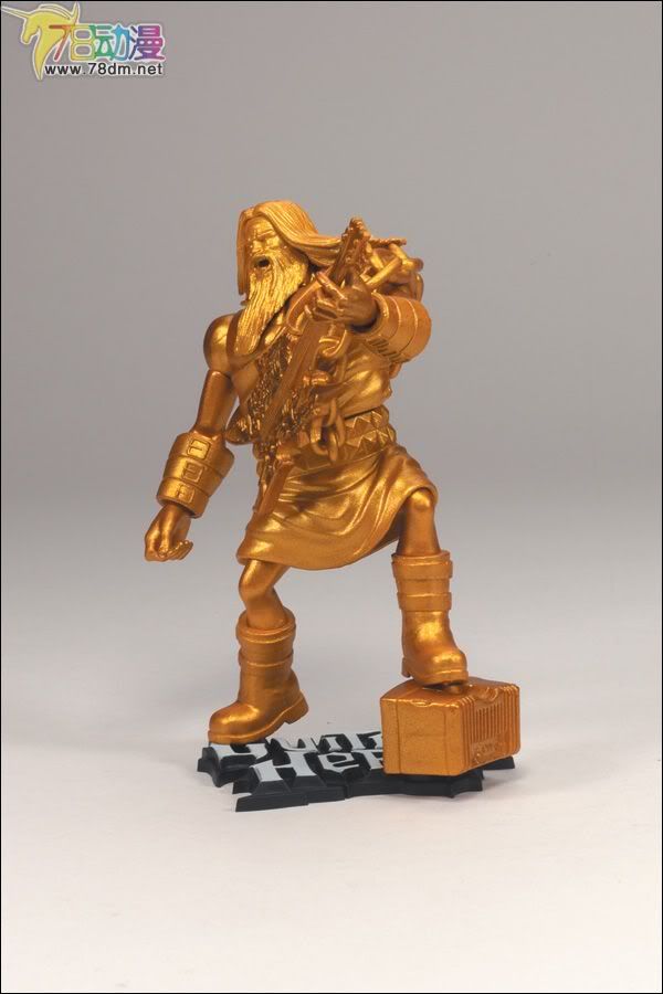 麦克法兰系列玩具 游戏与动画系列 吉他英雄 第一代 GOD OF ROCK (GOLD)