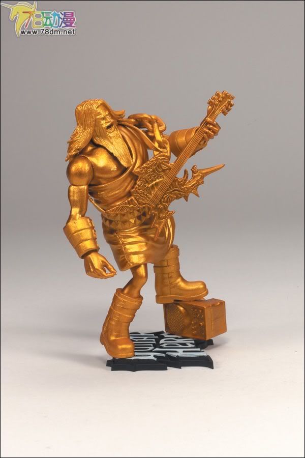 麦克法兰系列玩具 游戏与动画系列 吉他英雄 第一代 GOD OF ROCK (GOLD)