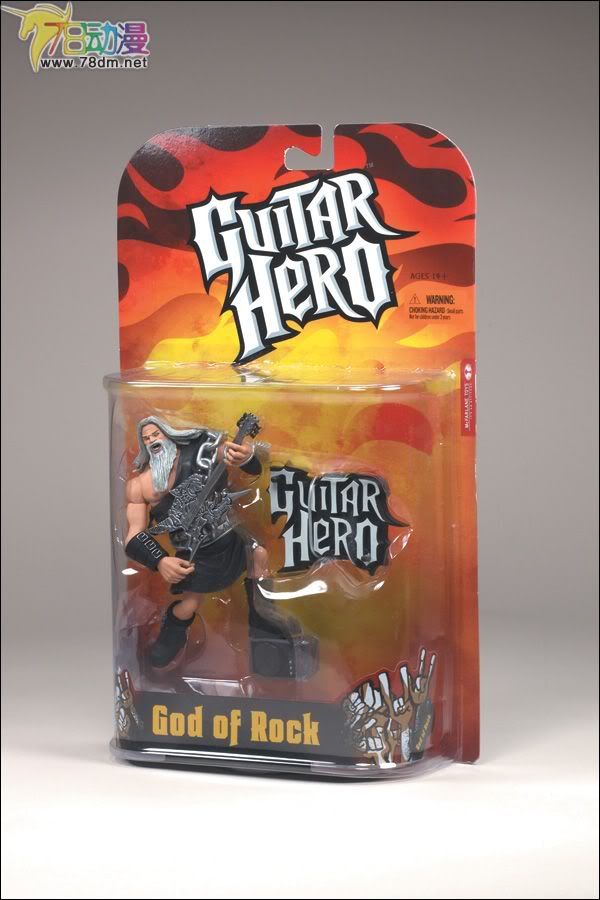 麦克法兰系列玩具 游戏与动画系列 吉他英雄 第一代 GOD OF ROCK