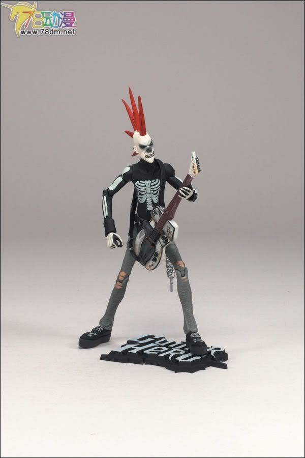 麦克法兰系列玩具 游戏与动画系列 吉他英雄 第一代 JOHNNY NAPALM (SKELETON)