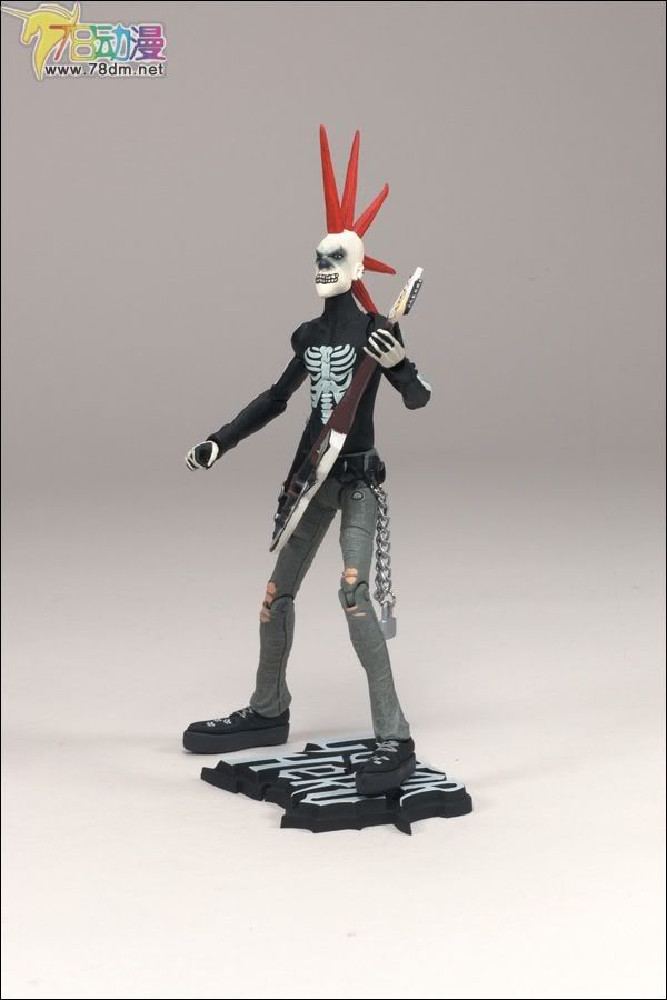 麦克法兰系列玩具 游戏与动画系列 吉他英雄 第一代 JOHNNY NAPALM (SKELETON)
