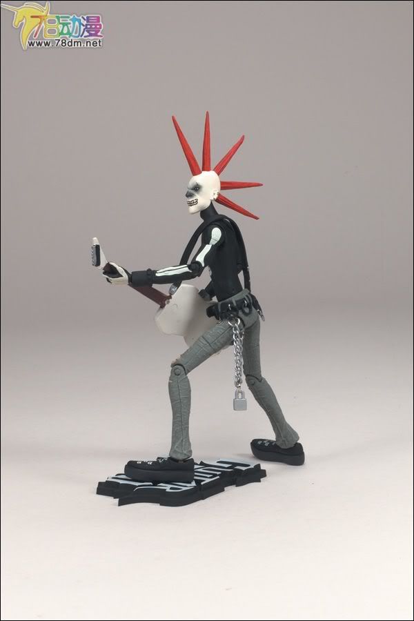 麦克法兰系列玩具 游戏与动画系列 吉他英雄 第一代 JOHNNY NAPALM (SKELETON)