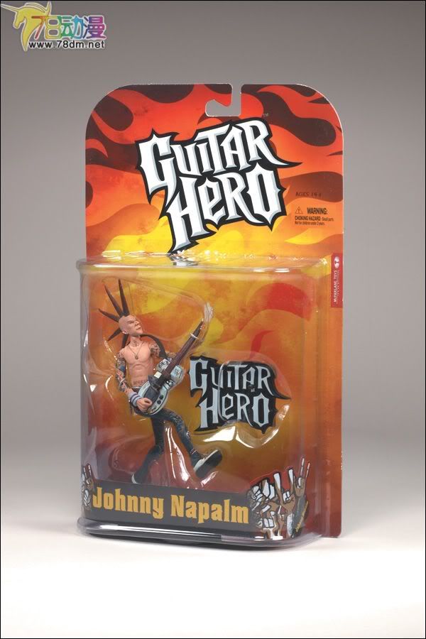麦克法兰系列玩具 游戏与动画系列 吉他英雄 第一代 JOHNNY NAPALM