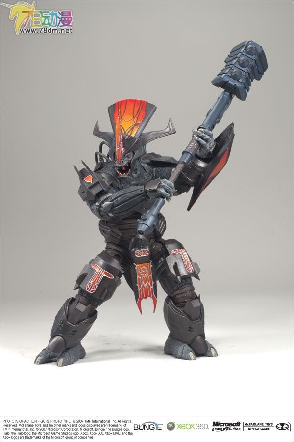 麦克法兰系列玩具 游戏与动画系列 光环3 第一代 战役 BRUTE CHIEFTAIN