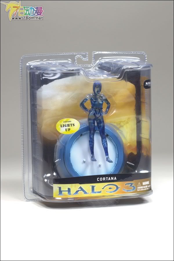 麦克法兰系列玩具 游戏与动画系列 光环3 第一代 战役 CORTANA
