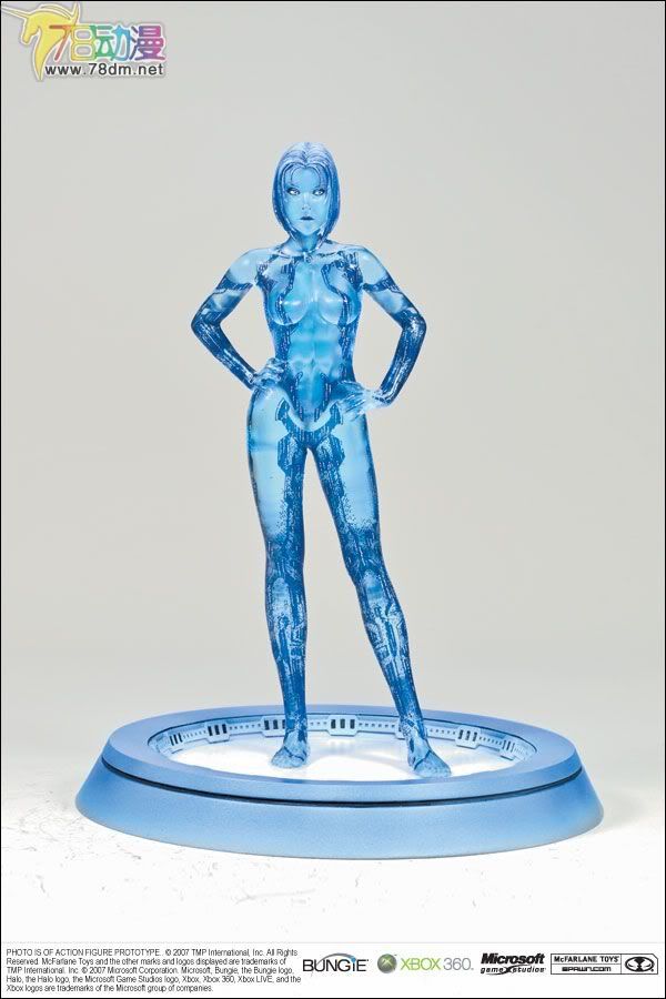 麦克法兰系列玩具 游戏与动画系列 光环3 第一代 战役 CORTANA