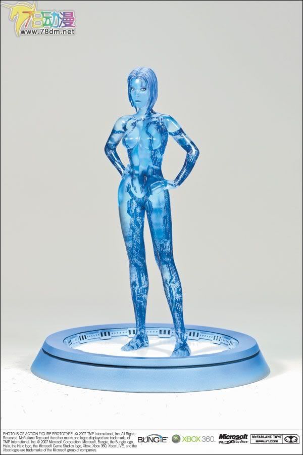 麦克法兰系列玩具 游戏与动画系列 光环3 第一代 战役 CORTANA