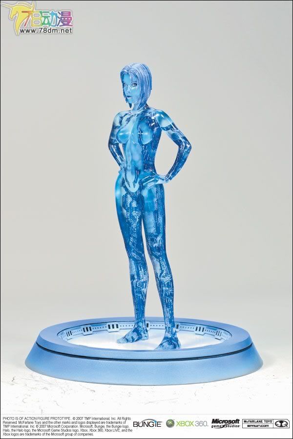 麦克法兰系列玩具 游戏与动画系列 光环3 第一代 战役 CORTANA