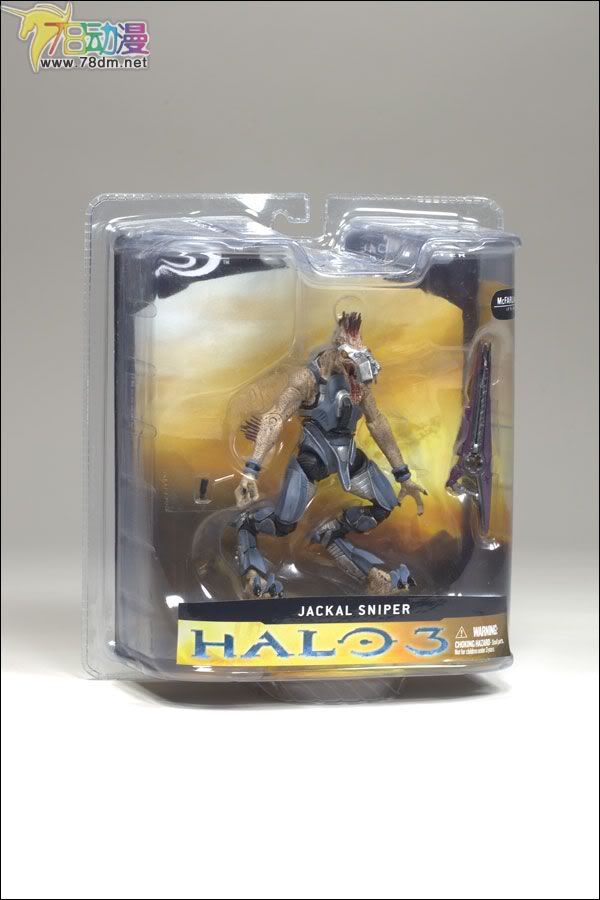 麦克法兰系列玩具 游戏与动画系列 光环3 第一代 战役 JACKAL SNIPER