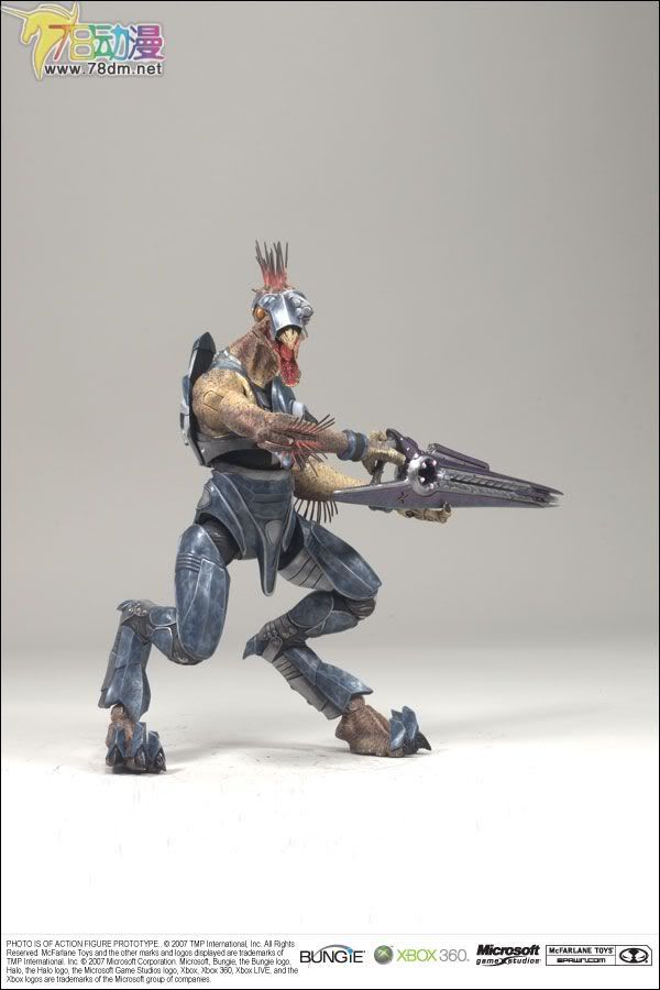 麦克法兰系列玩具 游戏与动画系列 光环3 第一代 战役 JACKAL SNIPER