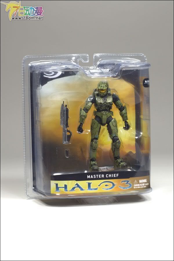 麦克法兰系列玩具 游戏与动画系列 光环3 第一代 战役 MASTER CHIEF