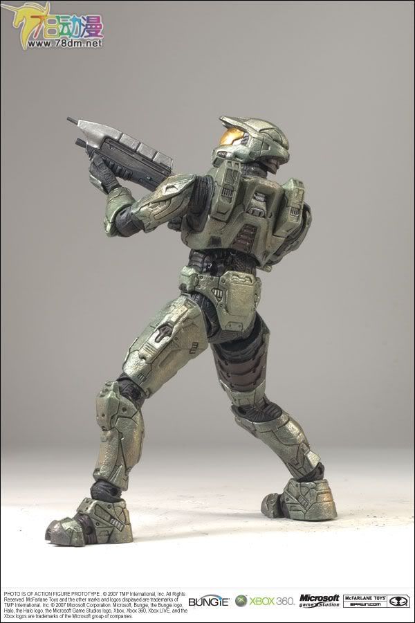 麦克法兰系列玩具 游戏与动画系列 光环3 第一代 战役 MASTER CHIEF