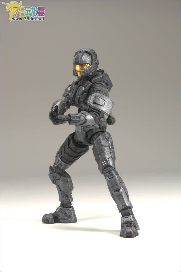 麦克法兰系列玩具 游戏与动画系列 光环3 第一代 多人连线 SPARTAN C.Q.B. (STEEL)