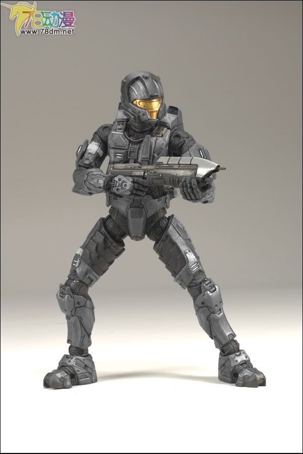 麦克法兰系列玩具 游戏与动画系列 光环3 第一代 多人连线 SPARTAN C.Q.B. (STEEL)