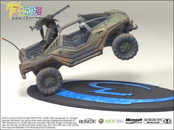 麦克法兰系列玩具 游戏与动画系列 光环3 第一代 运载工具 WARTHOG