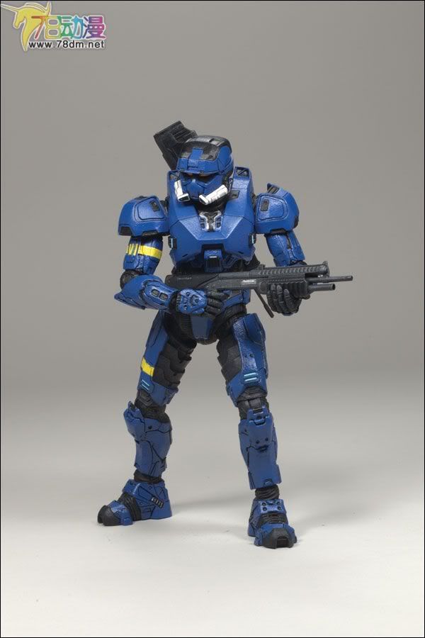 麦克法兰系列玩具 游戏与动画系列 光环3 第二代 多人连线 SPARTAN EOD (BLUE)