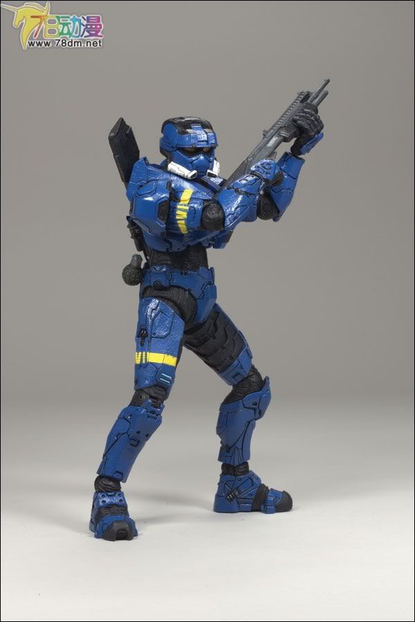 麦克法兰系列玩具 游戏与动画系列 光环3 第二代 多人连线 SPARTAN EOD (BLUE)