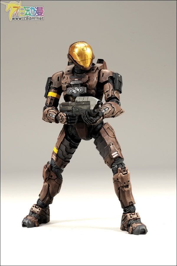 麦克法兰系列玩具 游戏与动画系列 光环3 第二代 多人连线 SPARTAN E.V.A. (BROWN)