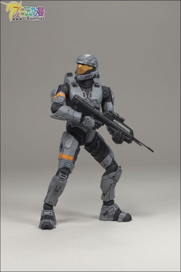 麦克法兰系列玩具 游戏与动画系列 光环3 第二代 多人连线 SPARTAN ODST (STEEL)