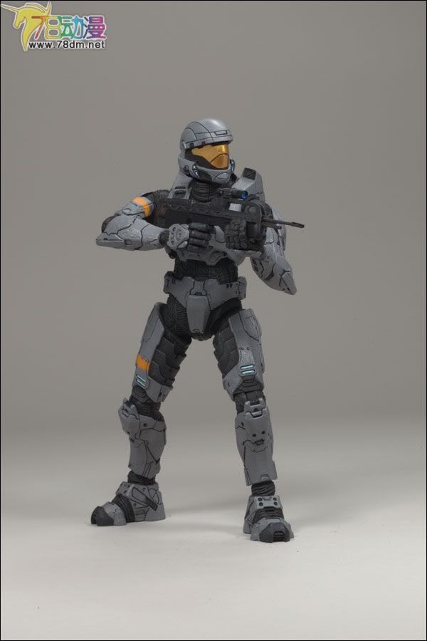 麦克法兰系列玩具 游戏与动画系列 光环3 第二代 多人连线 SPARTAN ODST (STEEL)