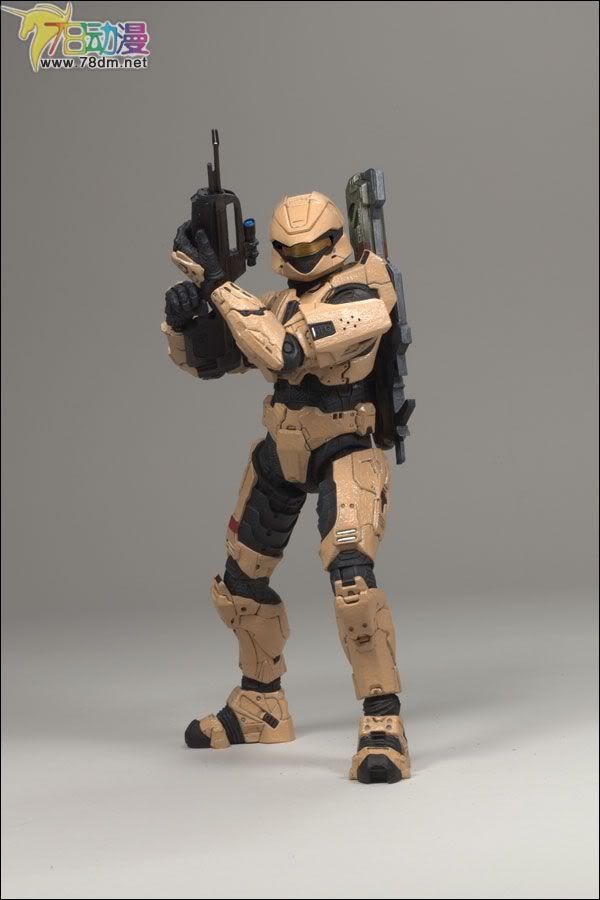 麦克法兰系列玩具 游戏与动画系列 光环3 第二代 多人连线 SPARTAN SCOUT (TAN)