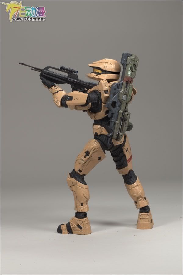 麦克法兰系列玩具 游戏与动画系列 光环3 第二代 多人连线 SPARTAN SCOUT (TAN)