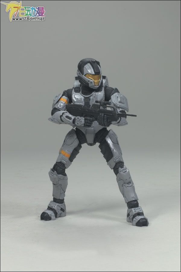 麦克法兰系列玩具 游戏与动画系列 光环3 第三代 多人连线 SPARTAN SOLDIER CQB (Silver)