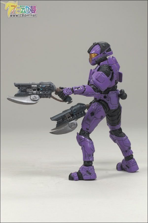 麦克法兰系列玩具 游戏与动画系列 光环3 第三代 多人连线 SPARTAN SOLDIER C.Q.B. (VIOLET)