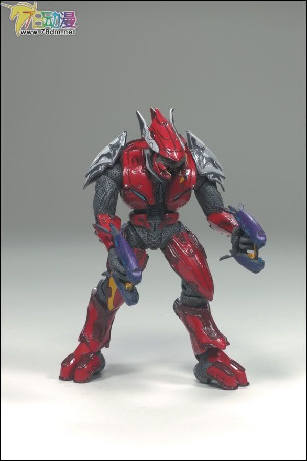 麦克法兰系列玩具 游戏与动画系列 光环3 第三代 多人连线 ELITE COMBAT (Red/Silver)