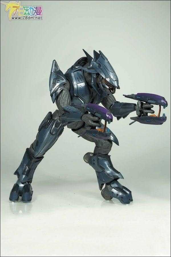 麦克法兰系列玩具 游戏与动画系列 光环3 第三代 多人连线 ELITE COMBAT (BLUE)