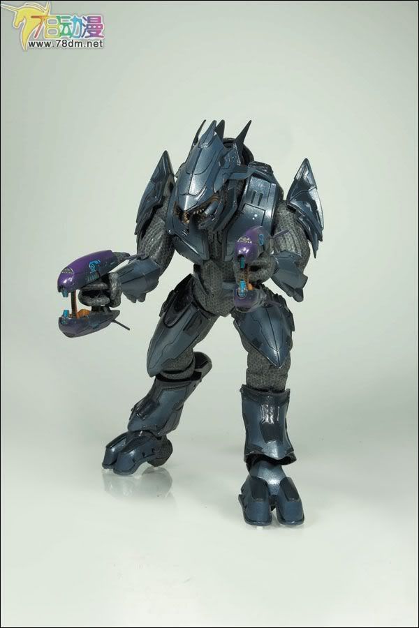 麦克法兰系列玩具 游戏与动画系列 光环3 第三代 多人连线 ELITE COMBAT (BLUE)