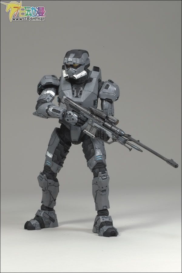 麦克法兰系列玩具 游戏与动画系列 光环3 第三代 多人连线 SPARTAN SOLDIER EOD (STEEL)